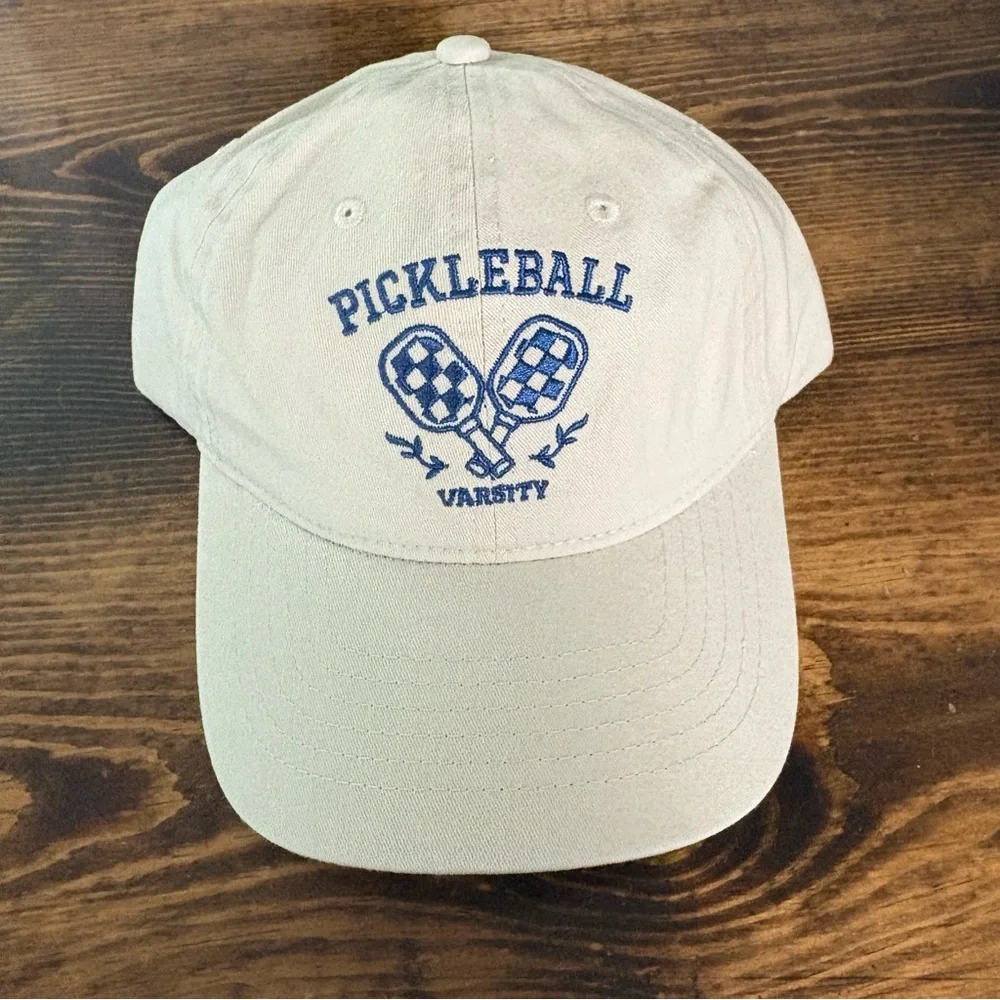 Time‎ And Tru Beige Pickleball Hat